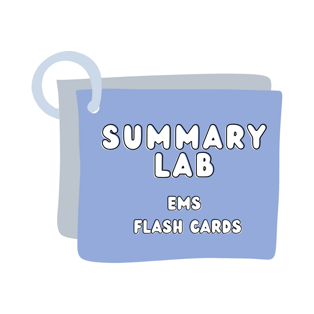 EMS Study Flash Cards – 100 Questions (Grade 7 | CAPS Aligned)